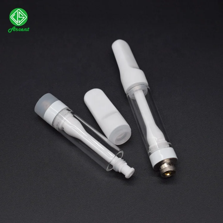 
All ceramic g1 snape in tip with glass tank no leakage cbd cartridge white 1ml all ceramic vape carts 