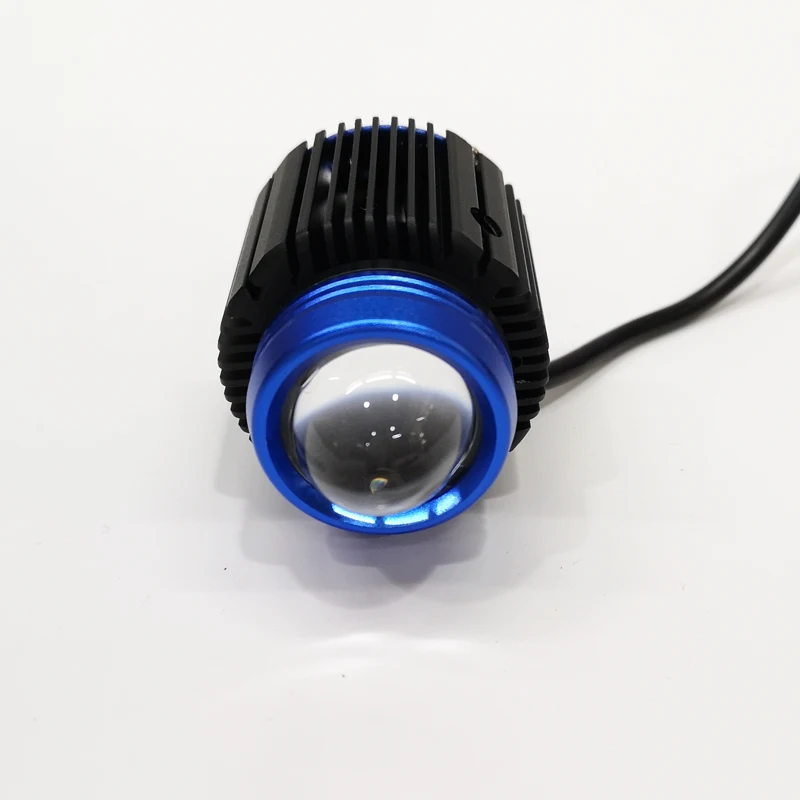 Мини-лампа для мотоциклетных фар, двухцветная, желтая, белая, 3800K 6500K