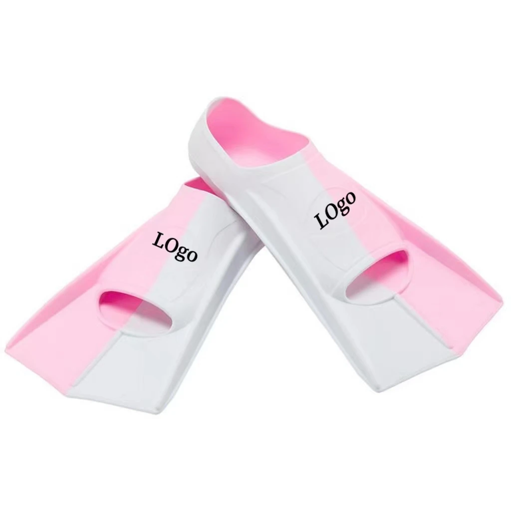 XXS Kids Swim Fins Short Youth Flippers Swimming Training Fins for Lap Swimming Pool Snorkeling for Children Beginner