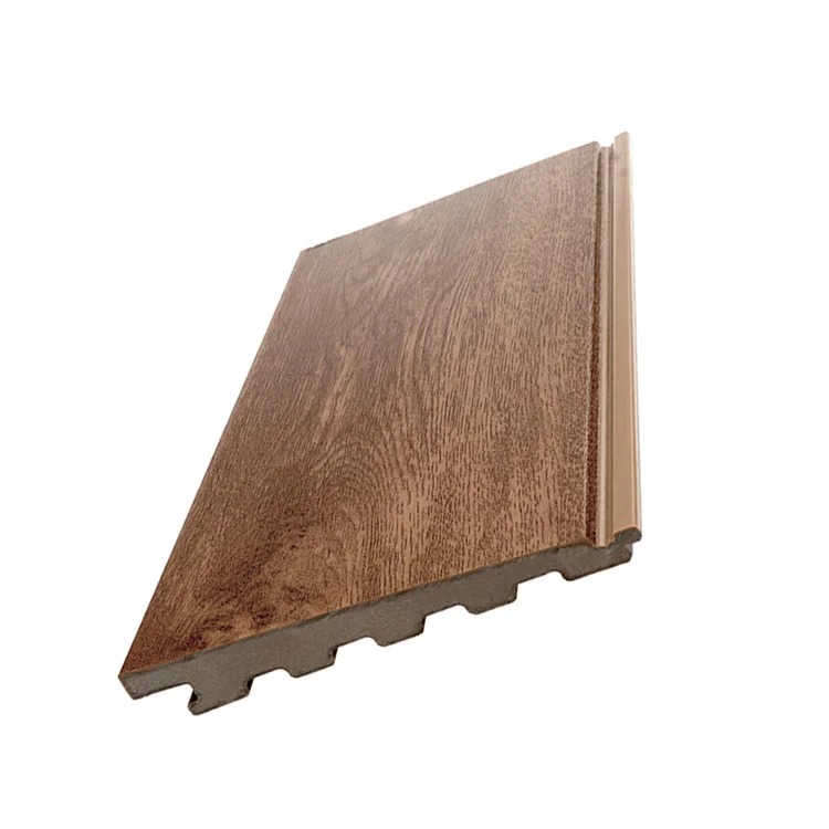 Environmental Friendly Solid inclined cladding panel pvc/wpc