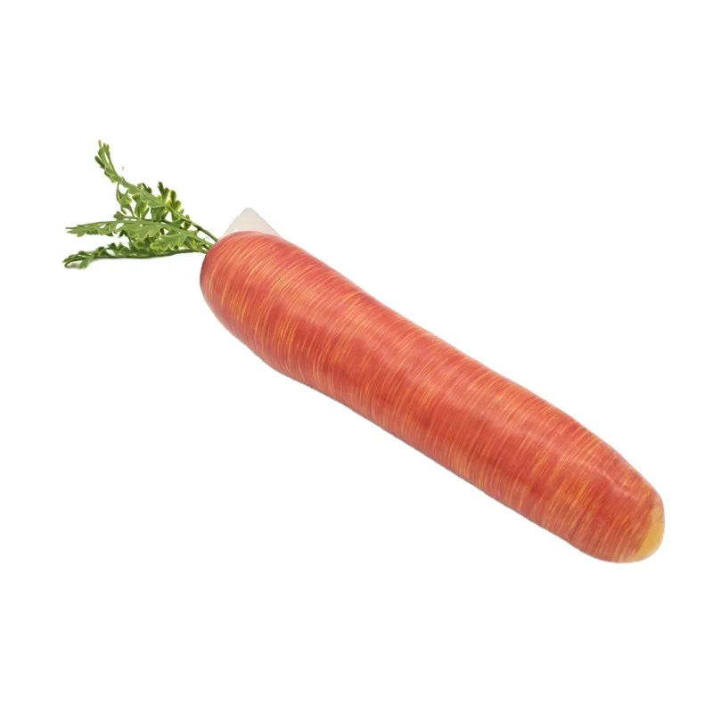 Fake vegetables home kitchen decor Easter plastic carrot ornaments artificial carrot