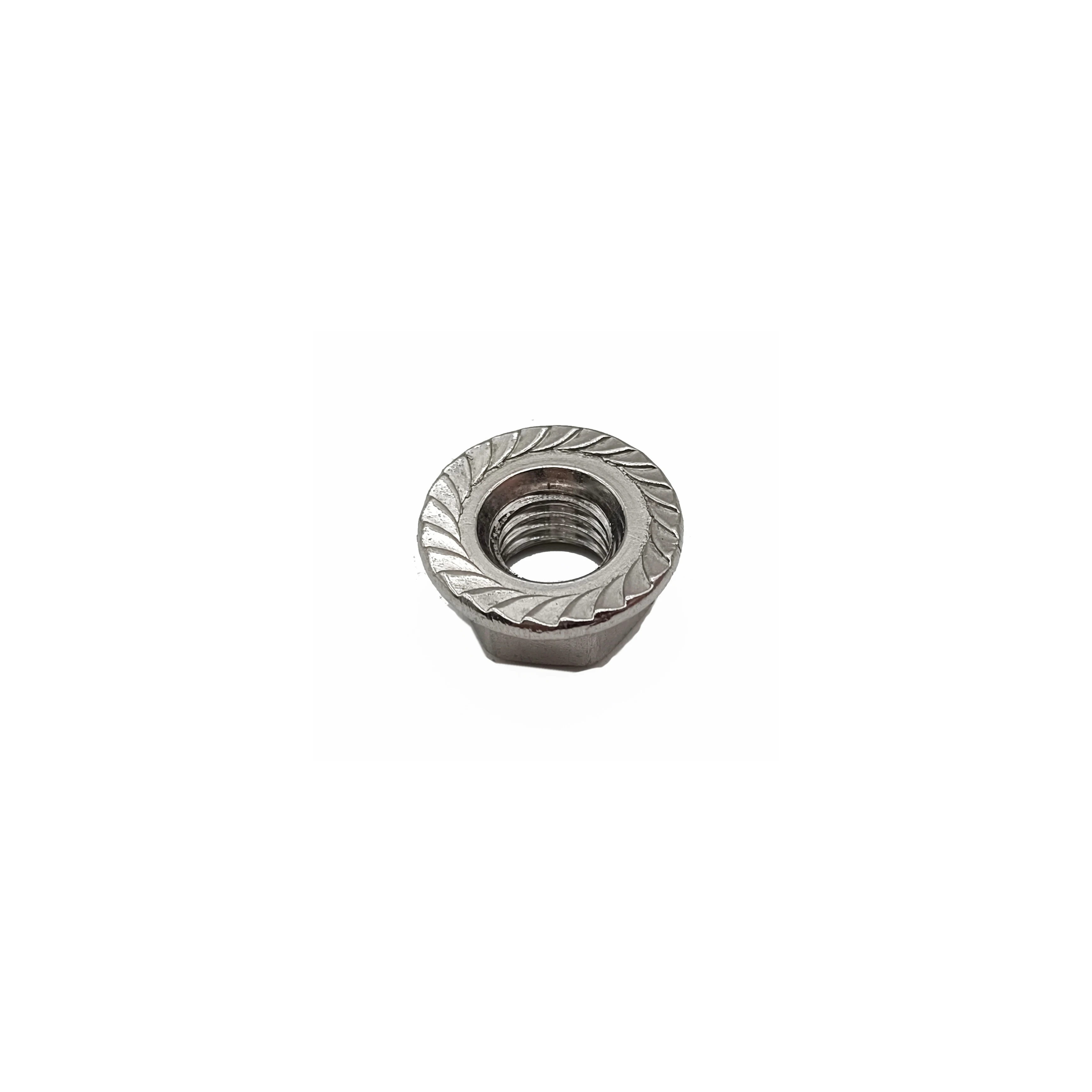 Flange Nut High strength DIN 6923 Flange Nut with knurled