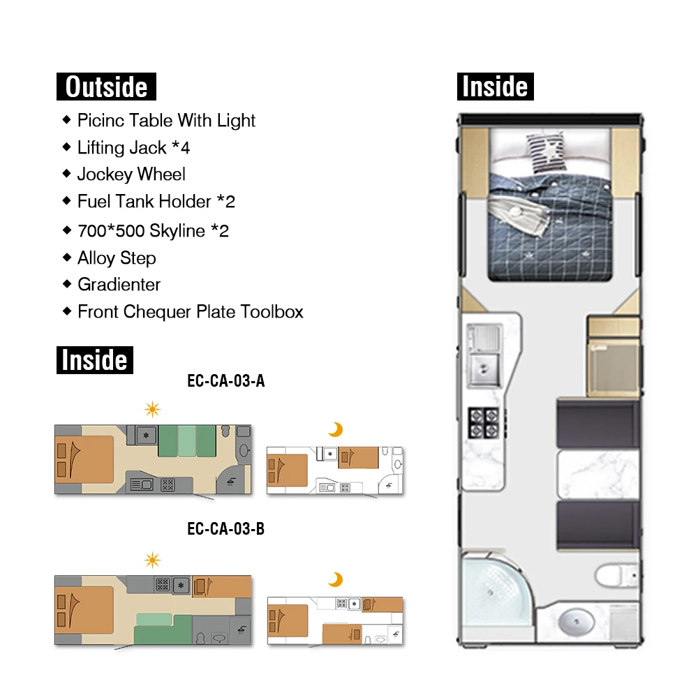 Австралийский внедорожный туристический трейлер ECOCAMPOR 4x4 на солнечных батареях