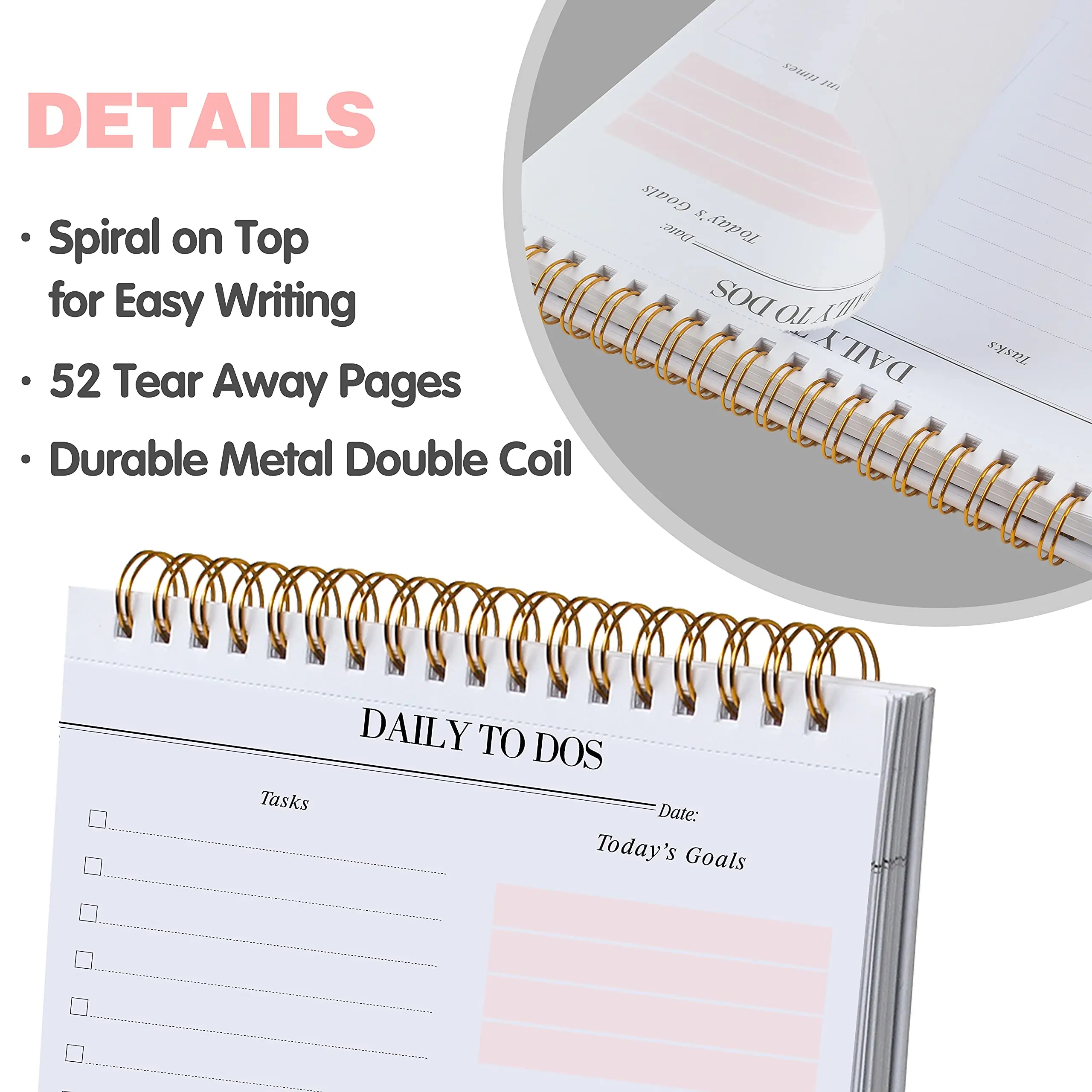 Wholesale  hot sale  low price printing daily planner custom to do list notepad