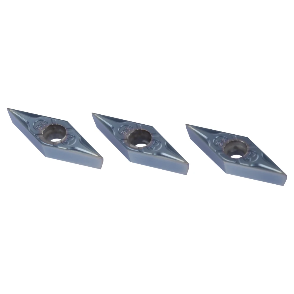 VBGT110302 fine turning outer circle carbide inserts continuous cutting cnc general turning insert for External Turning