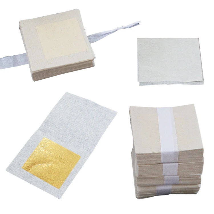 Bano de oro Kinno с покрытыем цвета чистого 24 каратного золота лист для торта бокалы под косметику золочение 2,5x2,5 см съедобный золотой лист