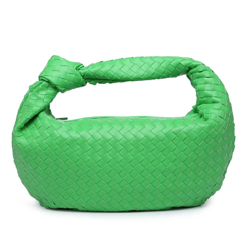 More New Colors Large Woven Women Handbag Luxury Brand Handmade Big Woven Big Cloud Bag