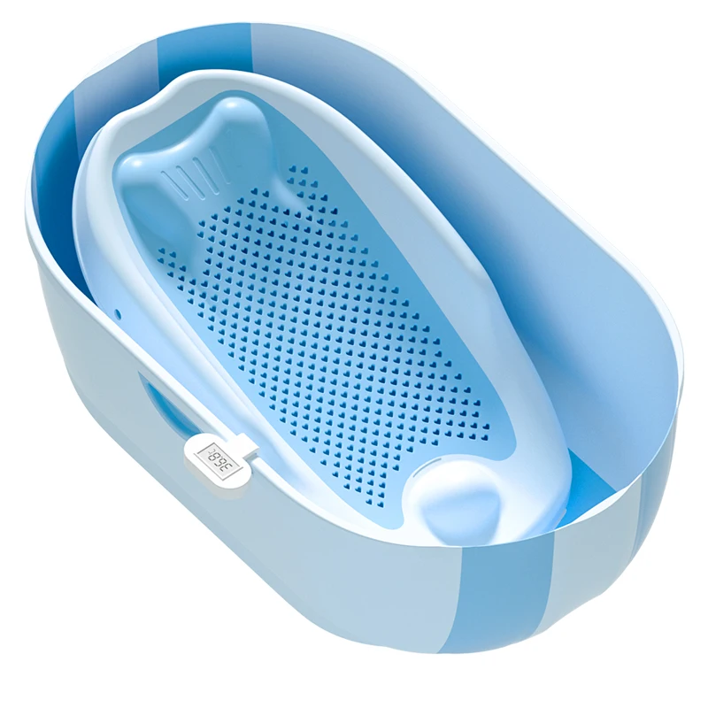 2 in 1 High Quality Cheap Classical Collapsible Solid Safety Non slip Newborn Infant Bathing Baby Bathtub