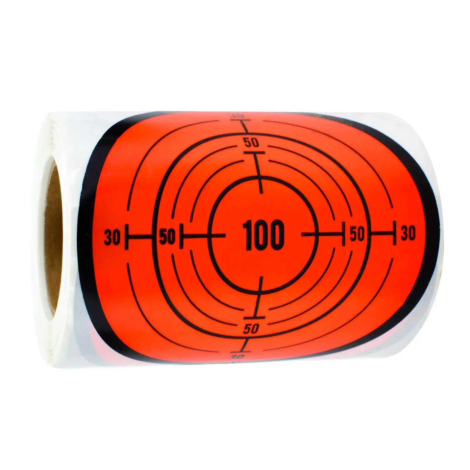 4-Inch Bright Splash Effect Shooting Target Paper with Adhesive Sticker for Range Practice and Shooting Enthusiasts