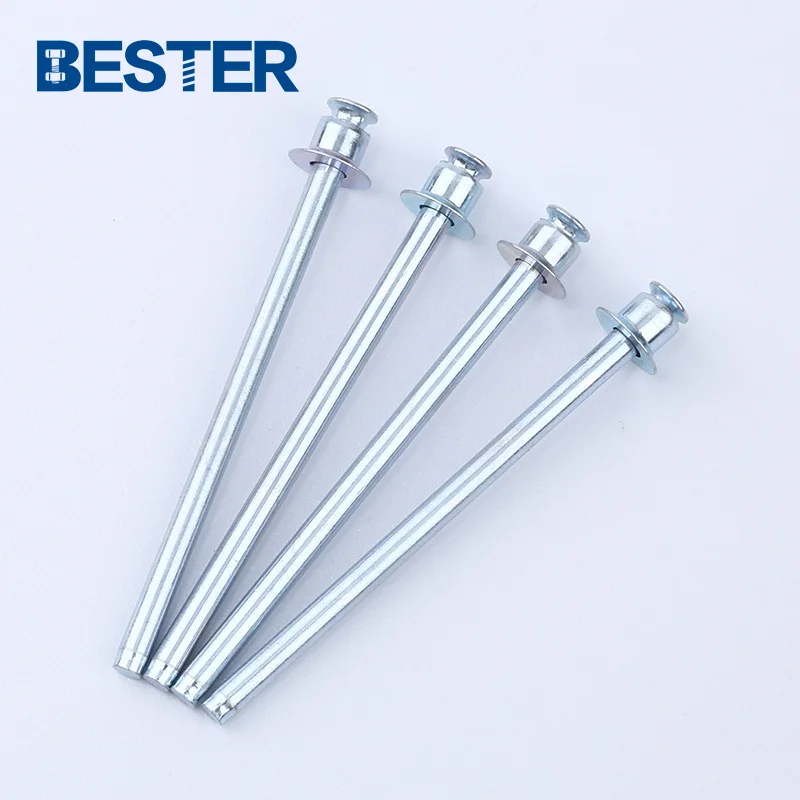 aluminum steel Flush head double csk countersunk head blind pull thru rivet
