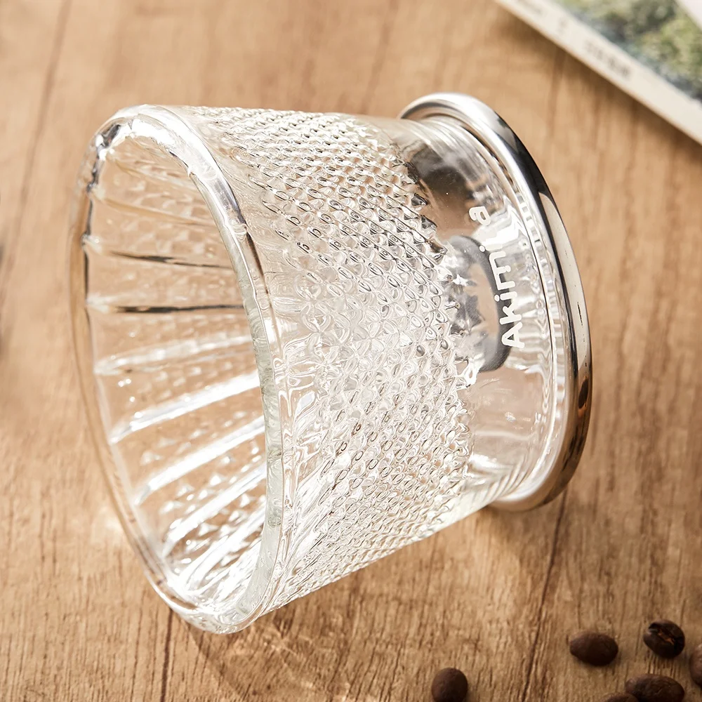 
Heat Resistant Glass Server Insulated Home Kitchen Accessory Server Maker Manual Coffee Dripper filter cup 