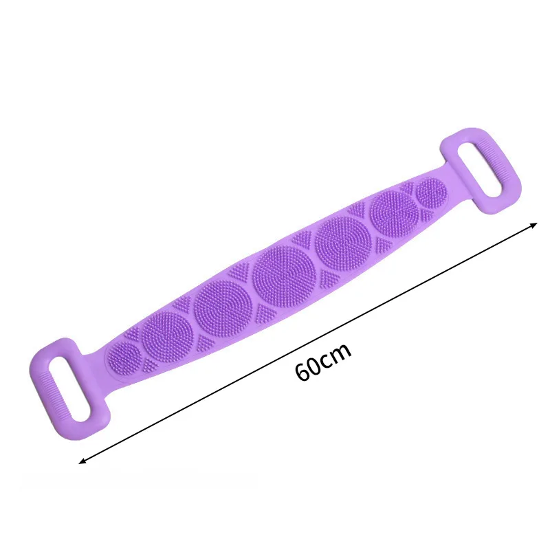 Gmagic Silicone Shower Belt Body Massager Cleaner Bath Belt Exfoliating Bath Belt For Personal Bath Shower