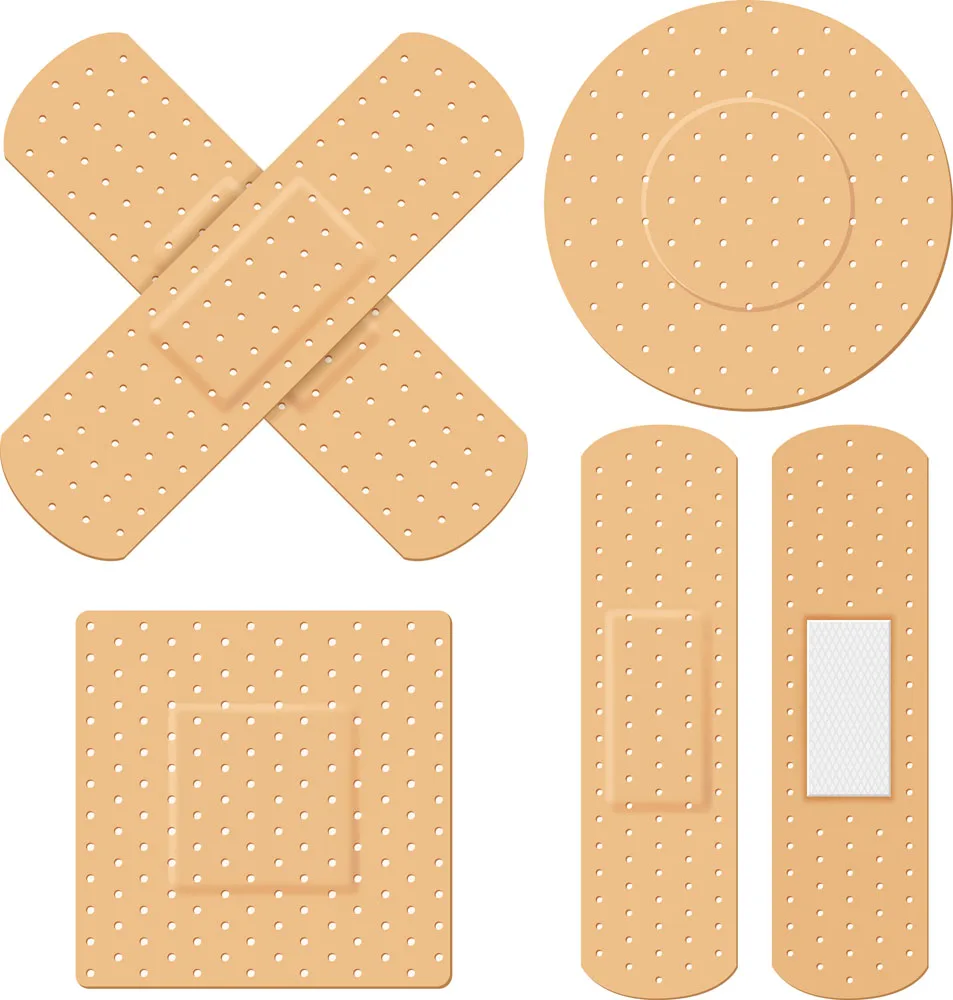 
First aid PVC medical plaster with different shape 