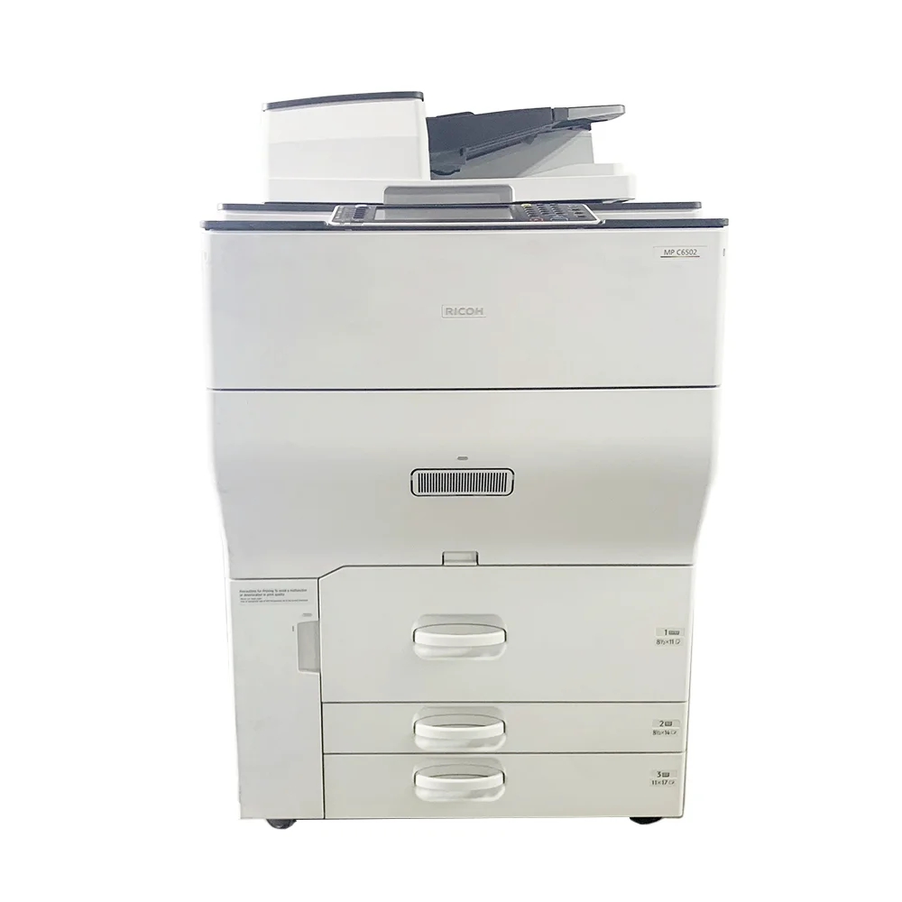 Kolit Re-Manufactured DigiMulti Photocopy Machine RICOH Used Copier Machine Printer MP C6502 With Color Toner Cartridge MP C6502