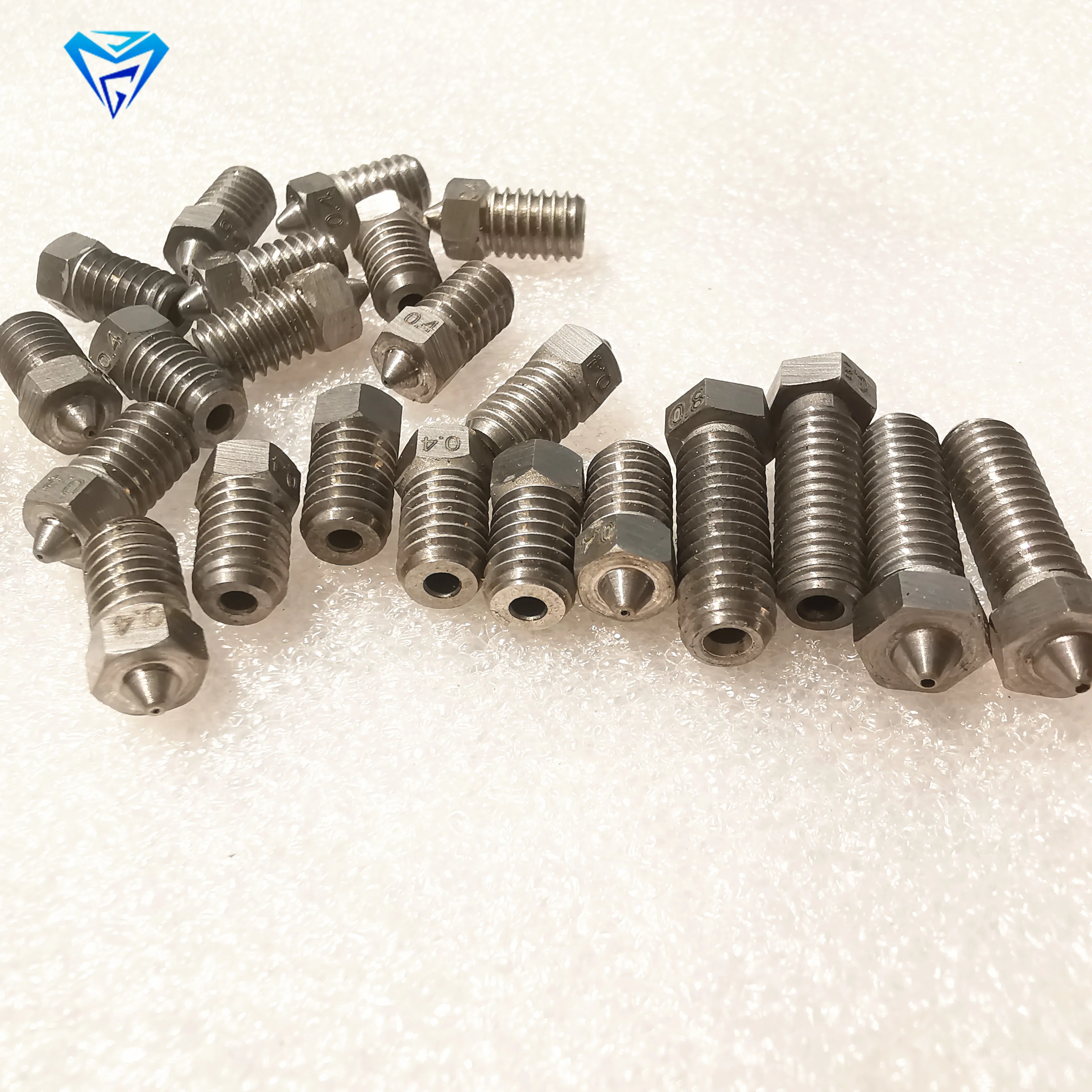 In stock tungsten carbide cemented  3d printer volcano nozzle