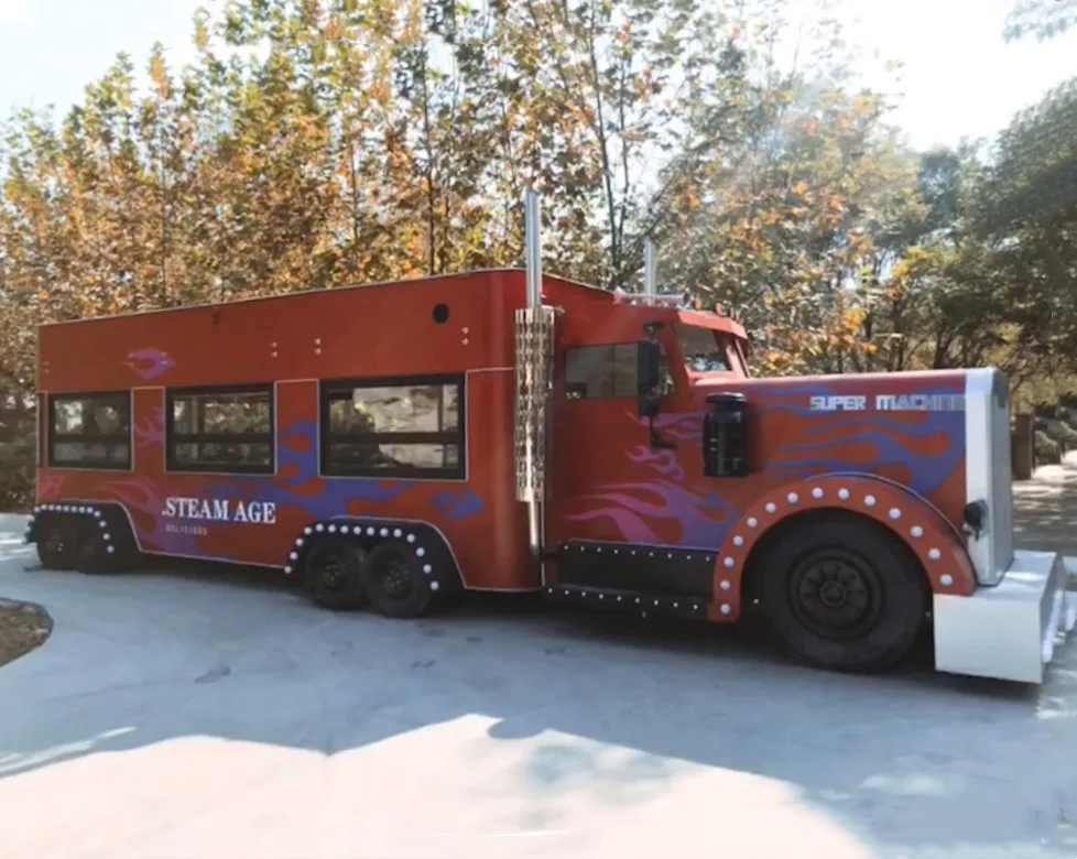 Factory outlet complete kitchen equipment fast food snack beverage coffee milk tea restaurant catering van truck trailer cart