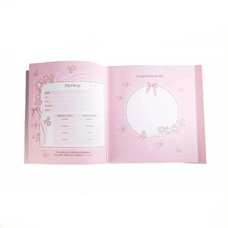 Лидер продаж печати ребенка Keepsake книги на