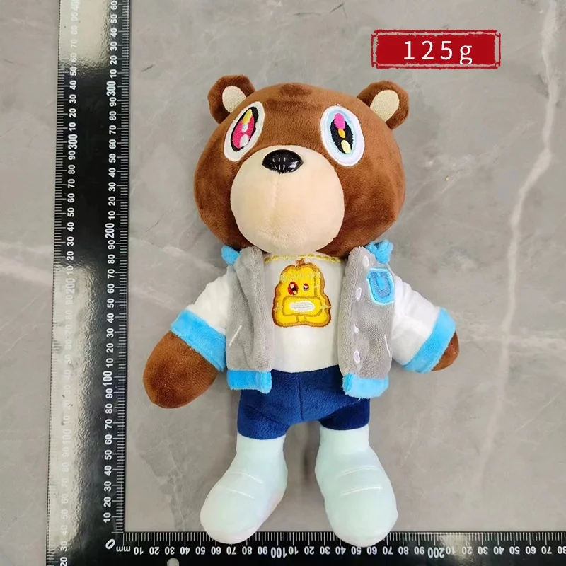 DOULUO new arrival Kanye Teddy Bear Plush Toy Stuffed Animal Plushie Doll Toys Custom Kanye West Bear for Graduation