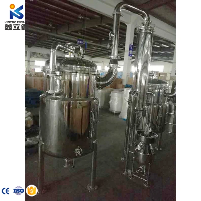 Oil water separator fractional distillation Eucalyptus leaves essential oil extraction equipment