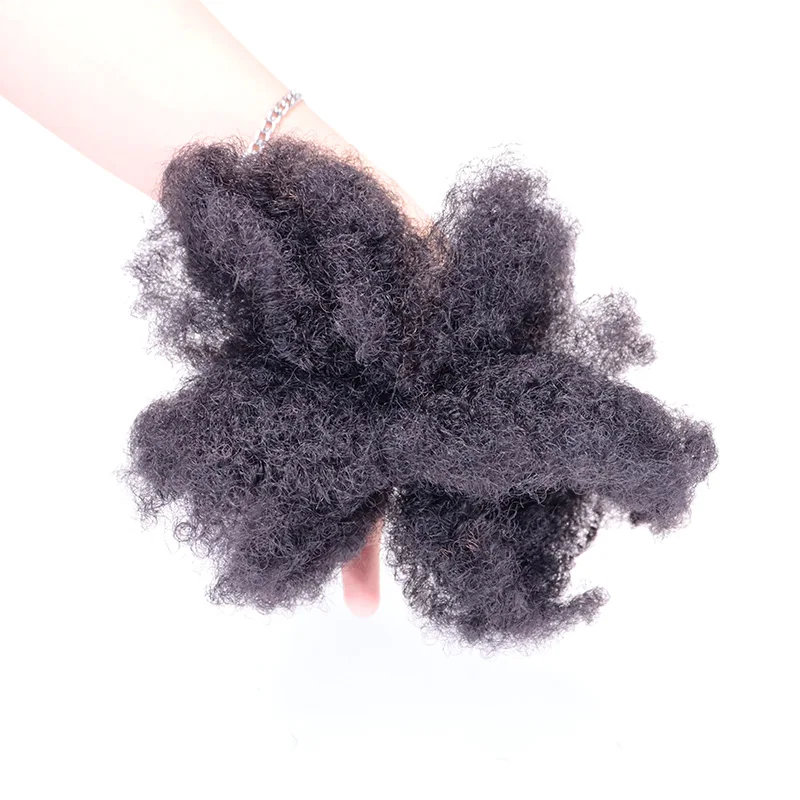 Jiffy Hair 30g afro kinky human crochet hair bulk for dreadlocks for sale