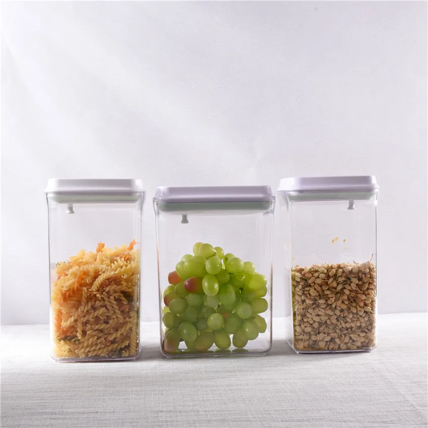 BPA Free Light weight POP UP design kitchen storage tin for home organizer