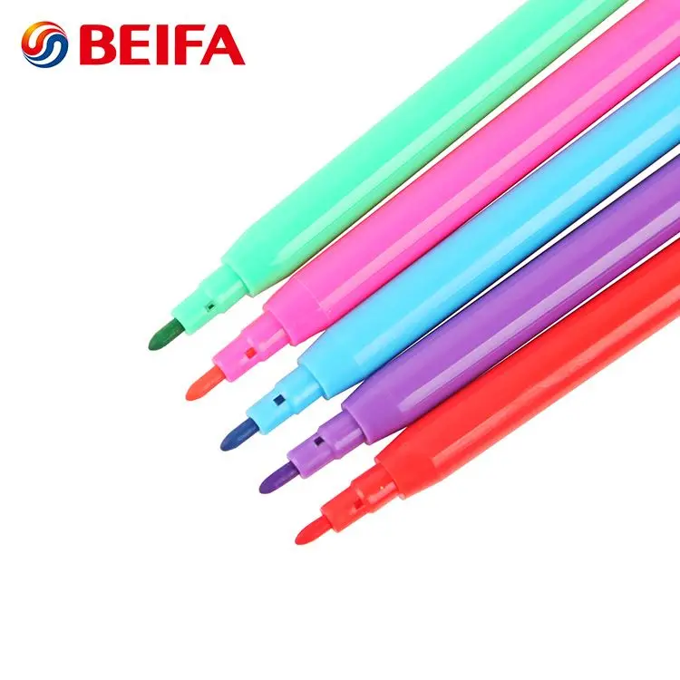 Beifa Brand Sy0004-1 24 Colors Slim Office & School Stationery Watercolor Brush Pen Set Color Washable