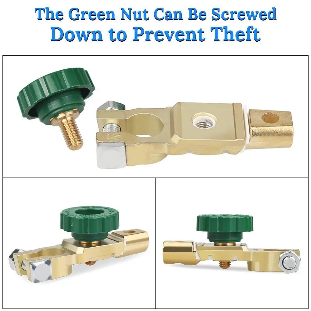 Верхняя контактная клемма главный отключающий переключатель для батареи отключение питания Отключение изоляции автомобильного аккумулятора