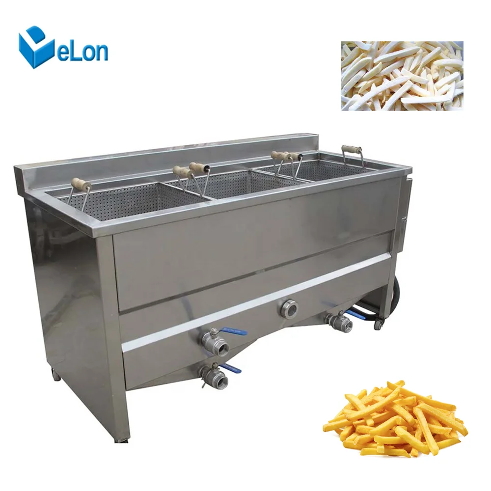 Fully Automatic Industrial Frozen French Fries Production Line Fresh Potato Chips Making Machine