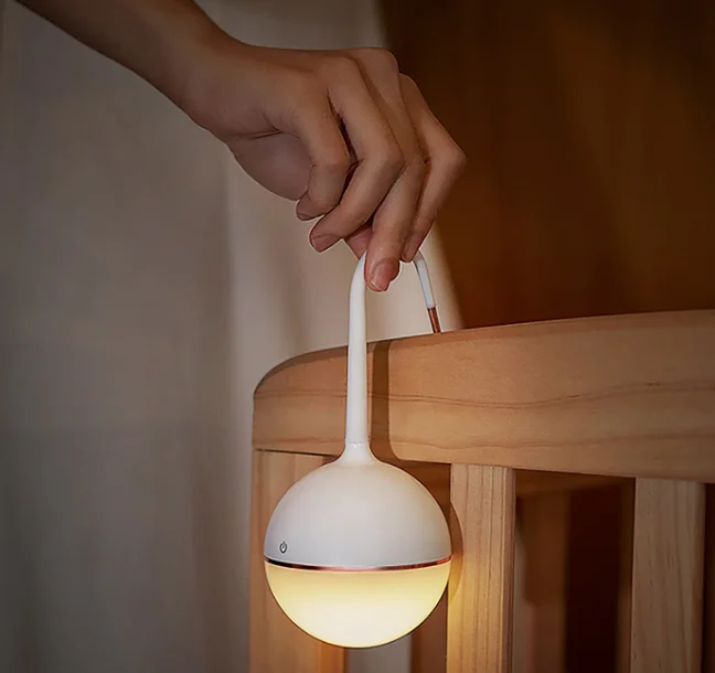Janpim Multifunction Flexible USB Rechargeable LED Hanging Night Light for Bedroom By Touch Sensor Cordless Charger Lighting