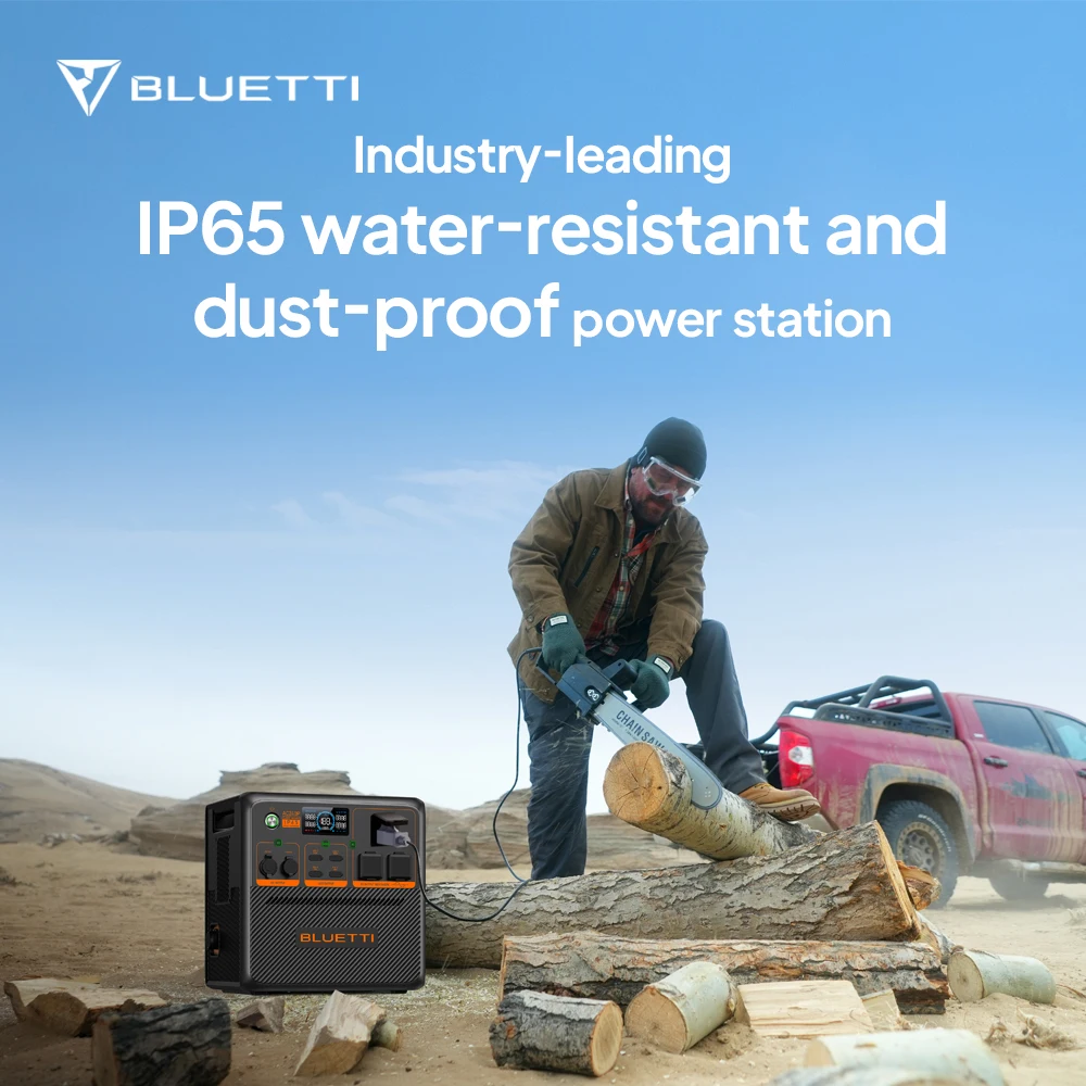 BLUETTI Emerge Portable Electric Power Stations with High Wattage Large Appliances 2000W Capacity 12V/24V DC Output for RV