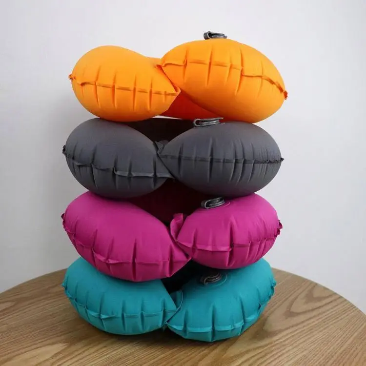 Camouflage Inflatable Camping Pillow/Ultralight Backpacking Blow Up Travel Air Pillow