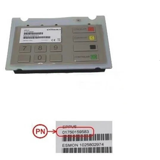 Wincor atm machine parts Wincor EPP V5 Russian Keypad keyboard 1750159583  01750159583