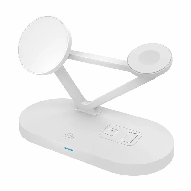 dropshipping portable Super Thin Qi wireless charging stand 10W 6 in 1 phone mount wireless charger