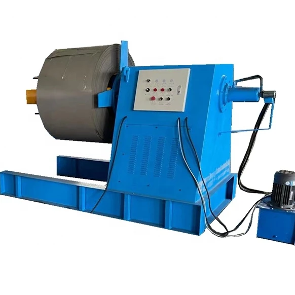 High quality full-automatic steel coil Hydraulic decoiler / uncoiler color steel unwinding machine
