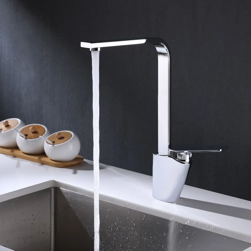 
New Patented product Luxury chrome zinc basin faucets deck mounted basin tap for hotel 