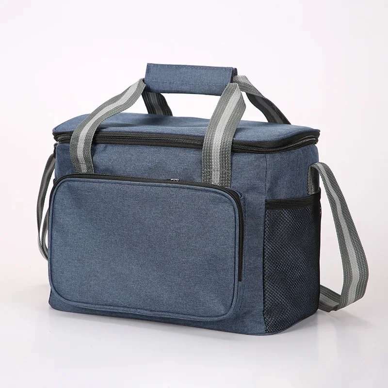 600D  Polyester Tote Custom Cooler Bag Food Cooler Bags Insulated Lunch Bag