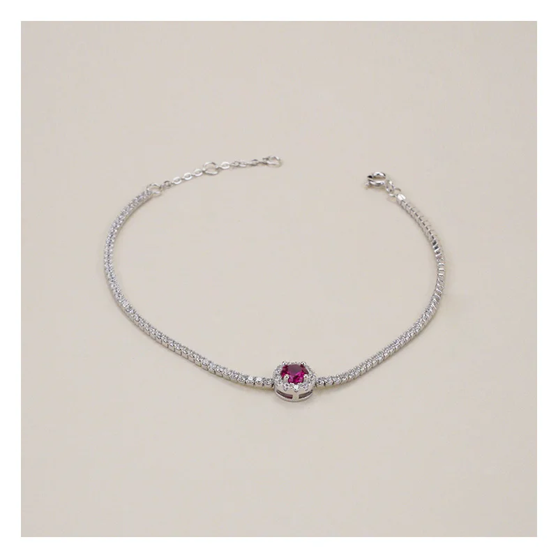 Vintage Nurture Emerald Full Diamond Box Bracelet S925 Silver set Nurture Treasure women bracelet