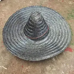 Недорогие, сделанные на заказ, унисекс, оптовая продажа, мексиканские соломенные шляпы Sombrero для продвижения