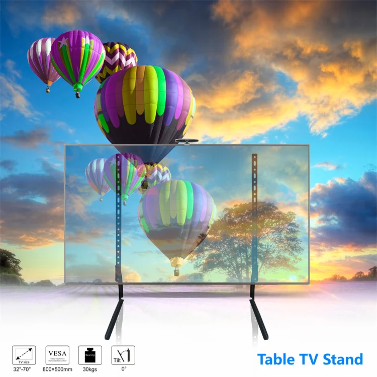 Подставка под телевизор для домашней мебели, Настольная стойка, кронштейн для телевизора, настенное крепление для экрана размером 32-70 дюймов, до 110 фунтов