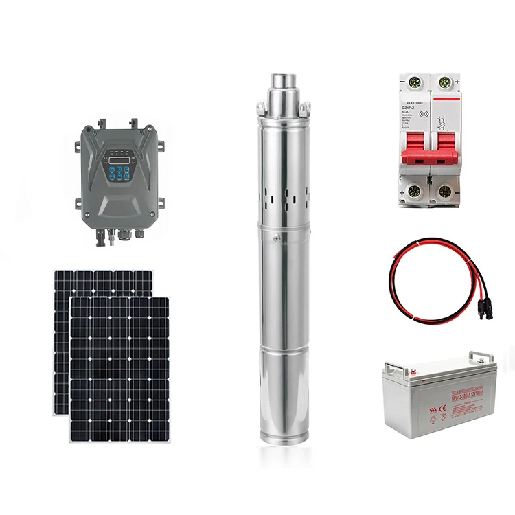 Open Well 3Hp Panels Solar Submersible Pump Price With System
