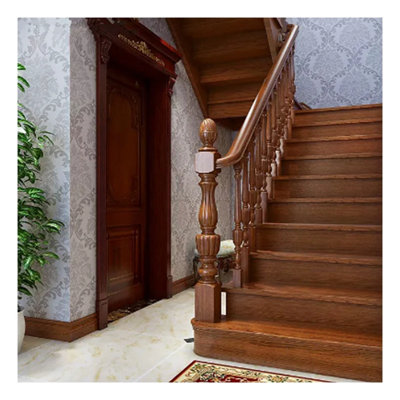 Indonesian merbau Waterproof  hardwood stair  tread & stair riser traditional style full solid stair flooring with high quality