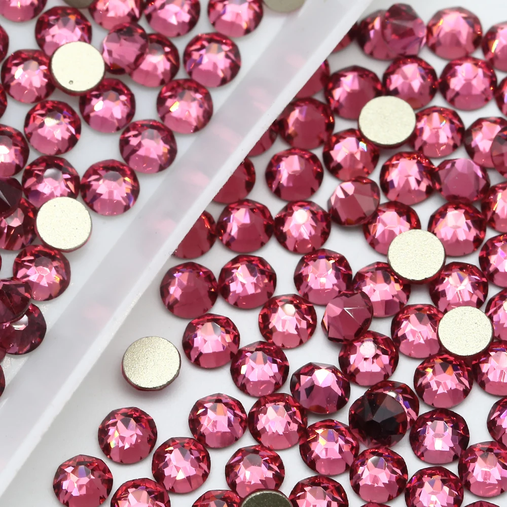 Preciosa 8 Big+8 Small Star Facets Lt. Amethyst Flat Back Crystal Glass Stone Wholesale Rhinestones