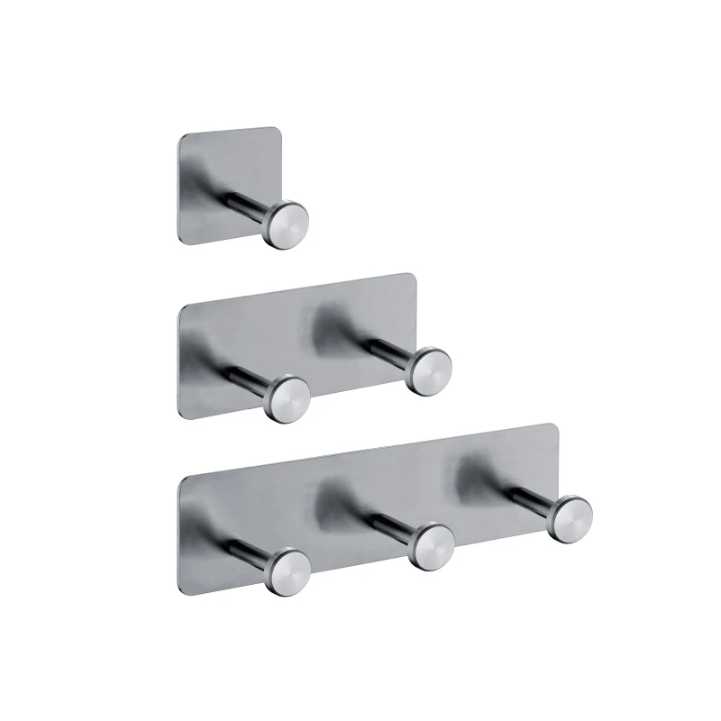 
Simple stainless steel 304 robe coat rack bath wall clothes hook 