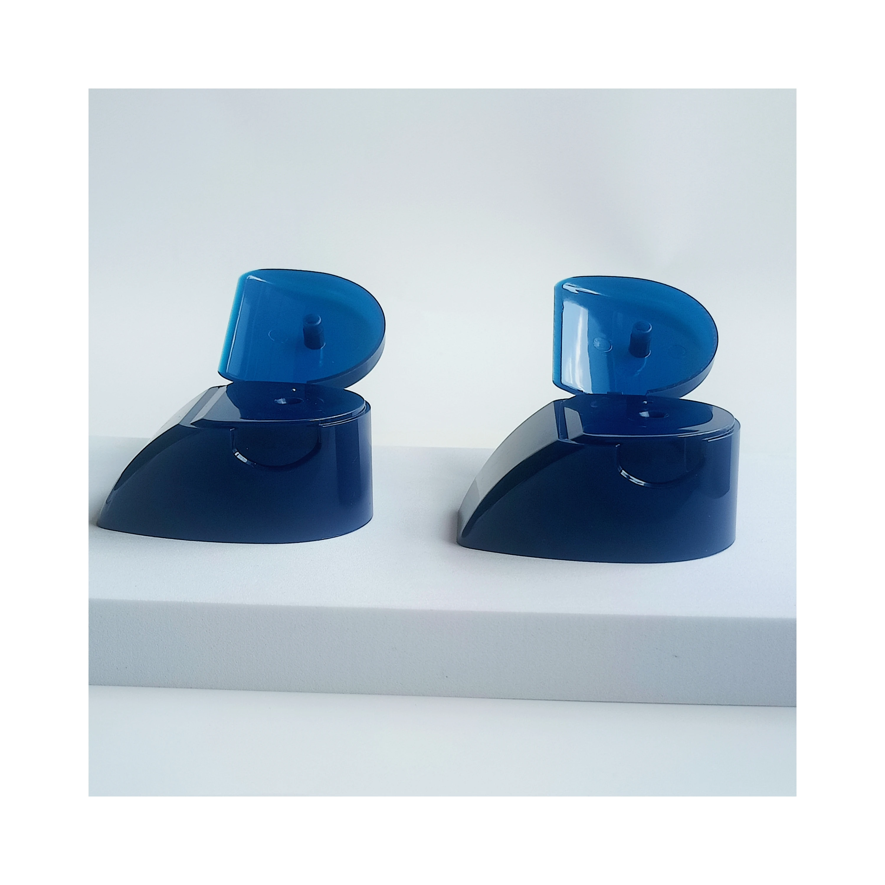 Recyclable Factory Direct 24mm Plastic Snap on Hair Conditioner Bottle Oval Flip Cap