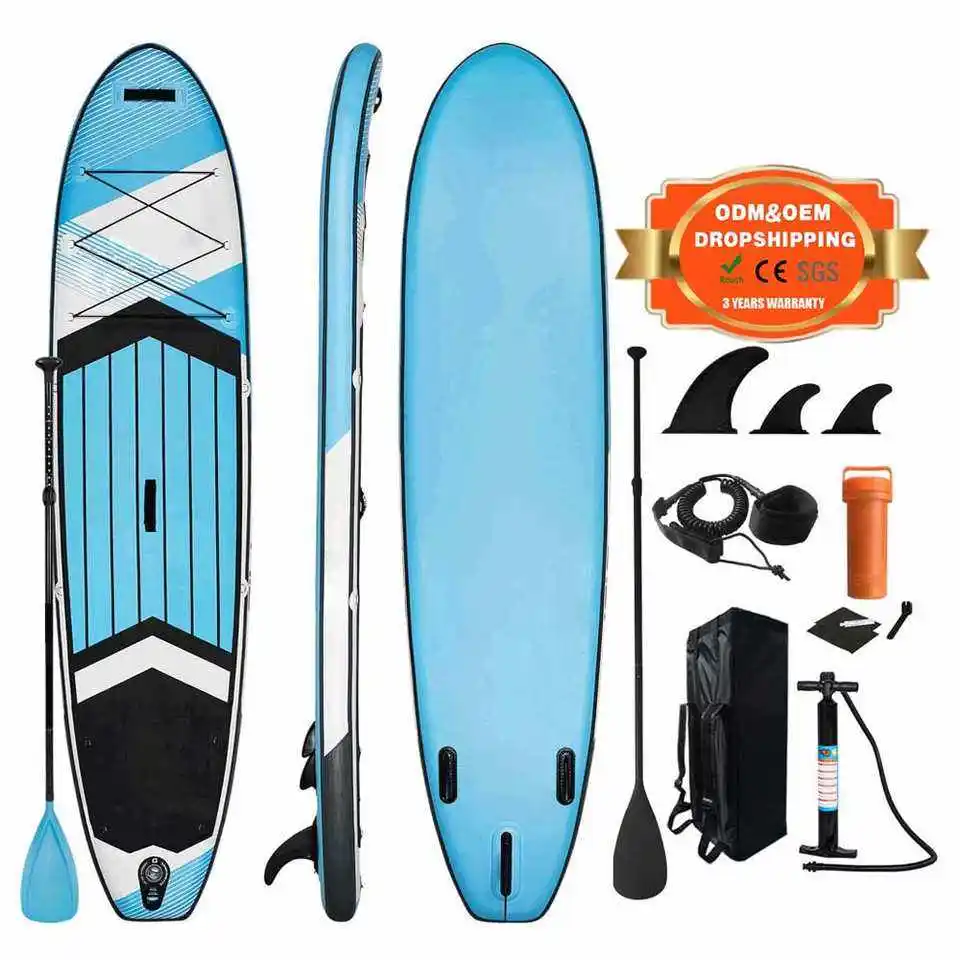 Wholesale Outdoor Drop Shipping Paddle Board Inflatable Sup Stand Up Hydrofoil Race Paddle Board Jet Surfing Set