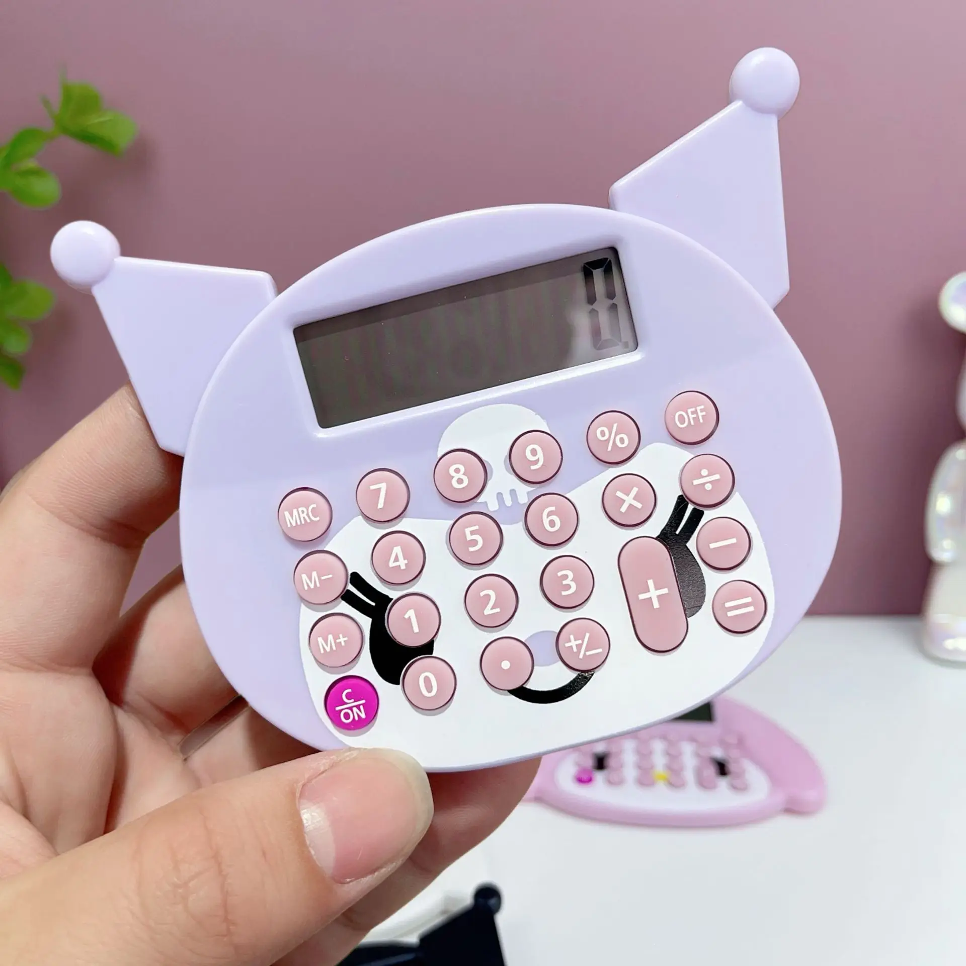 Милый мультяшный Kulomie электронный компьютер Kawaii канцелярские товары для студентов аниме Hello Kt Head математический калькулятор