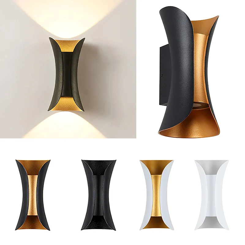 Modern LED Wall Lamp wholesale Up and down Wall Light Outdoor 10W Waterproof Square garden stair porch mount bracket light