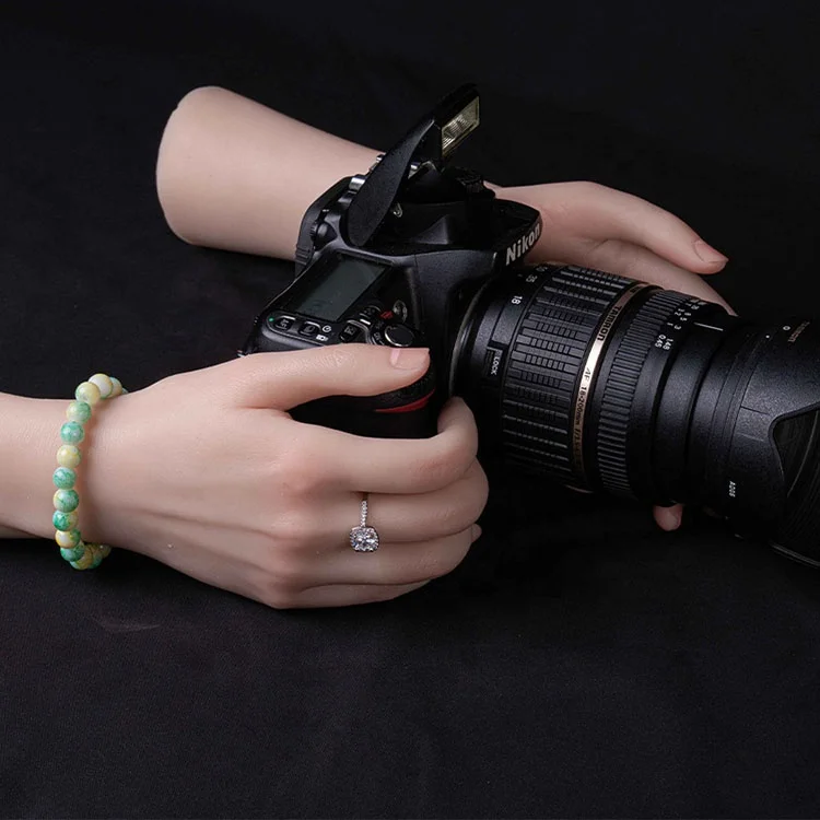 NEW Realistic Sexy Lifelike Fashion Display Liquid Silicone Hand Mannequin Displaying Ring Female Hand Art Model