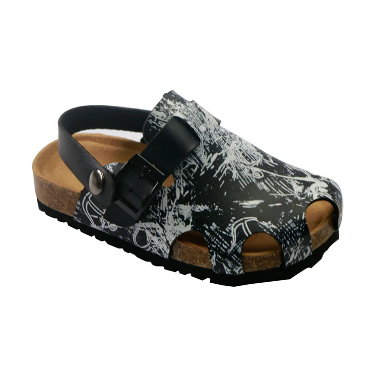 
CORK EVA Outsole summer open toe sandals shoes slippers for kids 