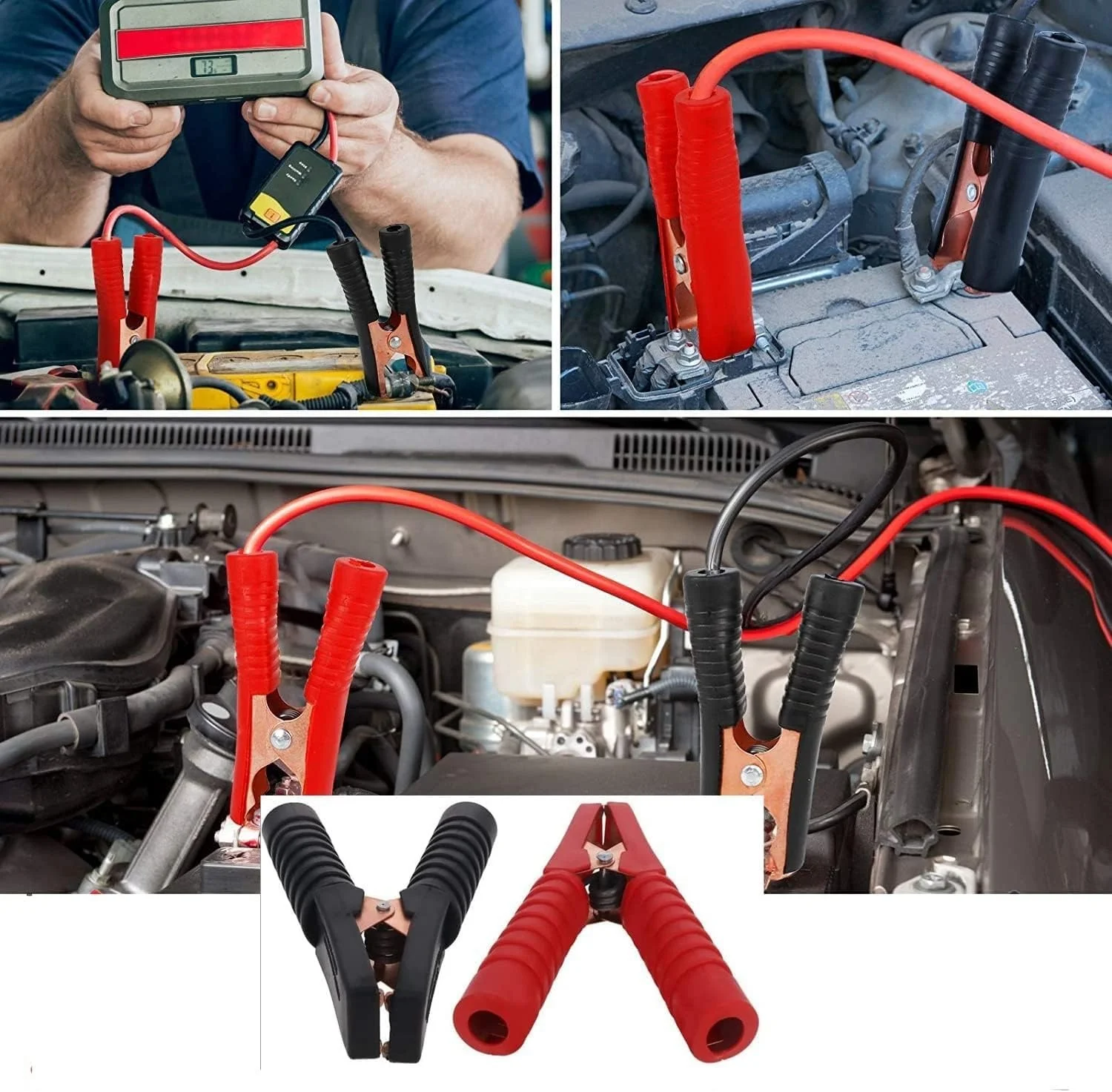 Heavy duty Car Battery Jumper Cable Clamp Clip